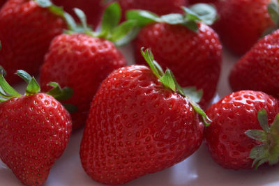 Close-up of strawberries