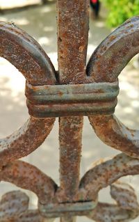 Close-up of rusty metal