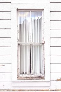 Close-up of window of building