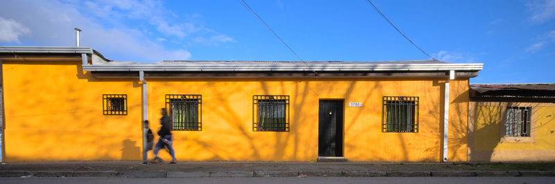 Low angle view of building against sky