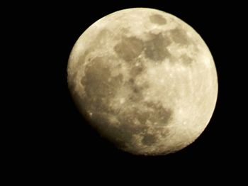 View of moon at night