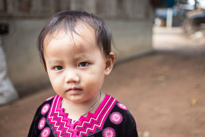 Portrait of cute girl