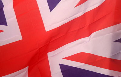 Full frame shot of british flag