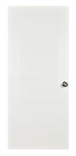 White image of open door