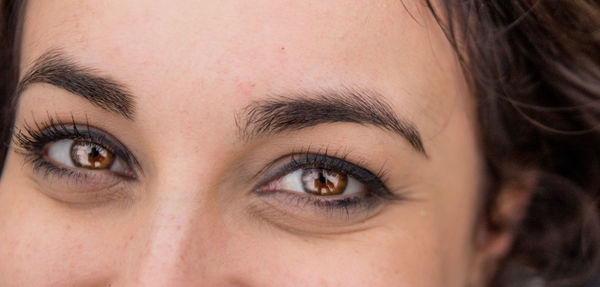 Close-up portrait of woman