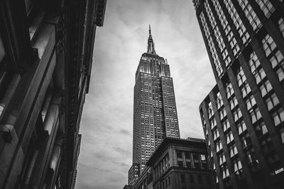 Low angle view of skyscrapers