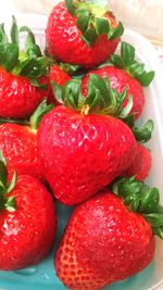 Close-up of strawberries