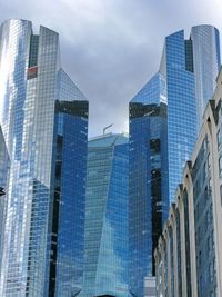 Low angle view of modern office building