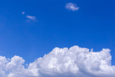 Low angle view of clouds in sky