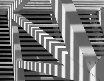 Full frame shot of staircase in building