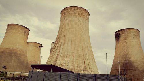 Huge factory chimneys