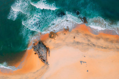 Aerial view of beach 