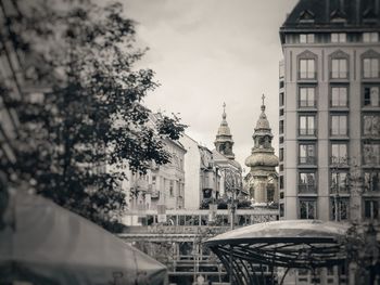 View of buildings in city