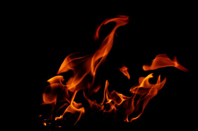 Close-up of fire