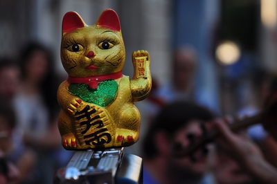 Close-up of stuffed toy