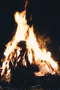 Bonfire at night