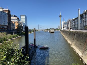 Düsseldorf skyline riversides 