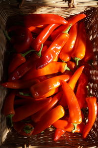 Close-up of vegetables in basket