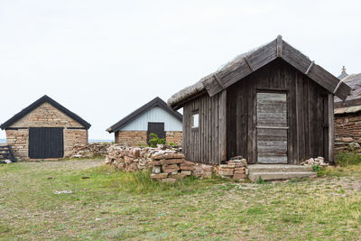 Old boathouse at the coast