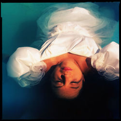 Portrait of young woman