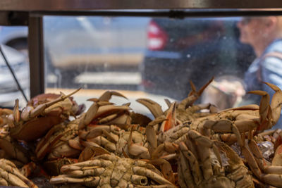 Close-up of food for sale at market stall