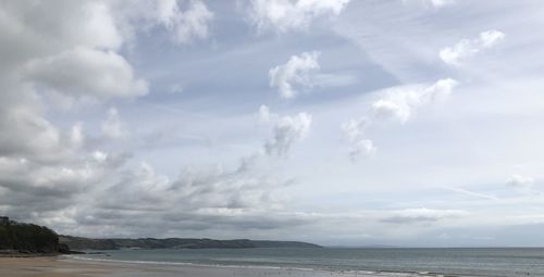 Panoramic view of sea against sky