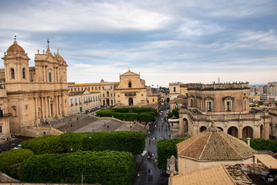 Buildings in city