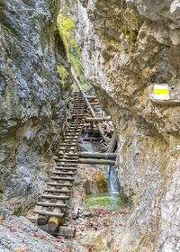 Staircase of old building