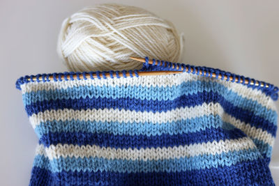 Close-up of mannequin