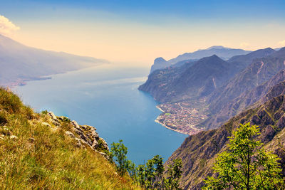 The best viewpoint of garda lake.