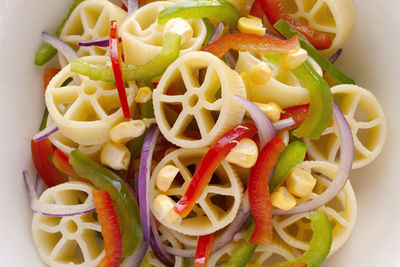 Close-up of vegetables in plate