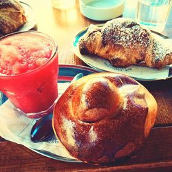 Close-up of served food