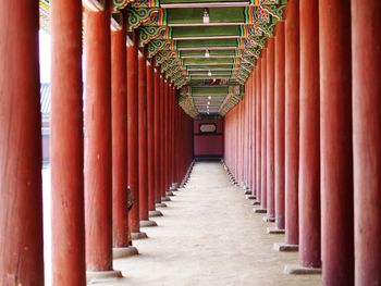 Corridor of building