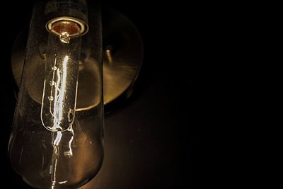 Close-up of light bulb