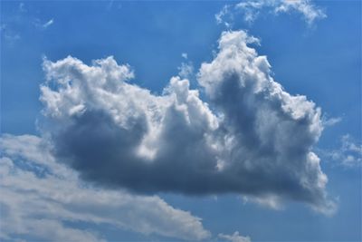 Low angle view of clouds in sky