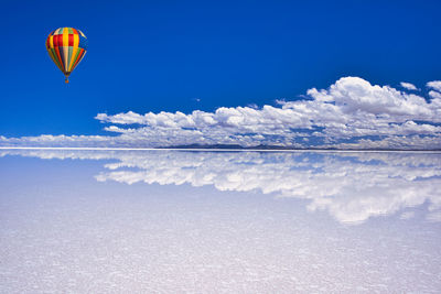 A superb view of uyuni salt lake