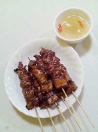 Close-up of meal served in bowl