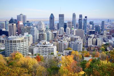 View of cityscape against sky