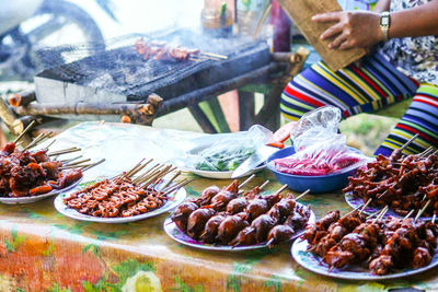 Close-up of food for sale