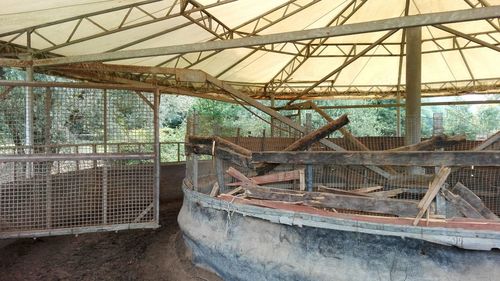 Abandoned greenhouse