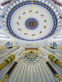 Low angle view of ceiling