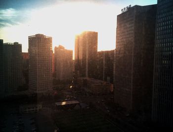 Skyscrapers in city