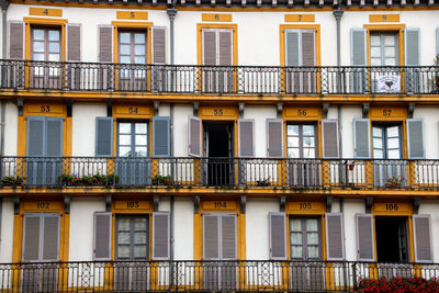 Full frame shot of residential building