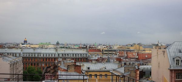 Residential buildings against sky