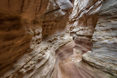 Rock formation in cave