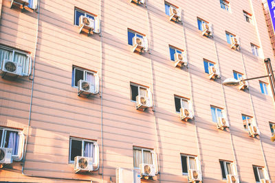 Low angle view of building in city