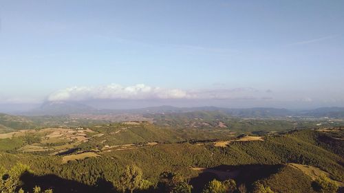 Scenic view of landscape against sky