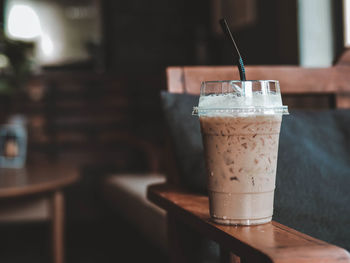 Close-up of drink on table