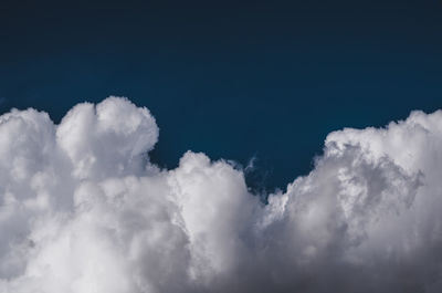 Low angle view of clouds in sky