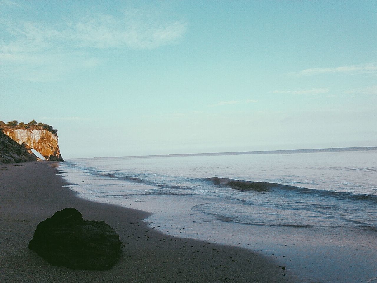 beach, sea, sand, sky, nature, tranquility, beauty in nature, horizon over water, water, tranquil scene, no people, scenics, outdoors, day